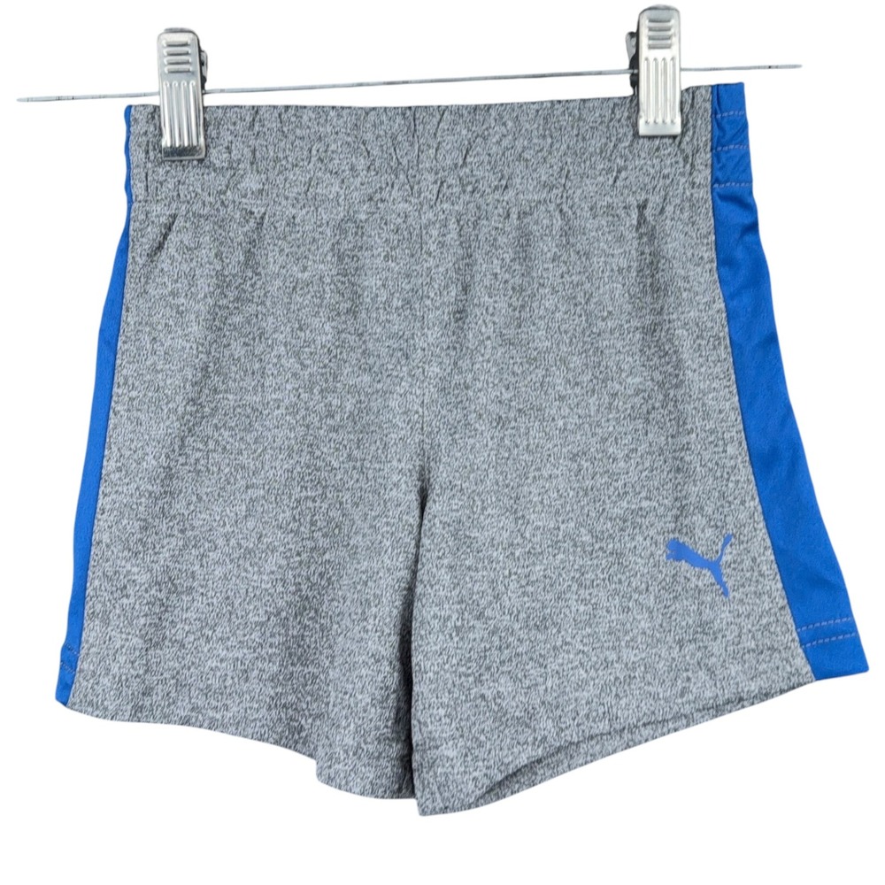 Puma Athletic‎ Shorts Kids 12M 100% Polyester Gray Blue